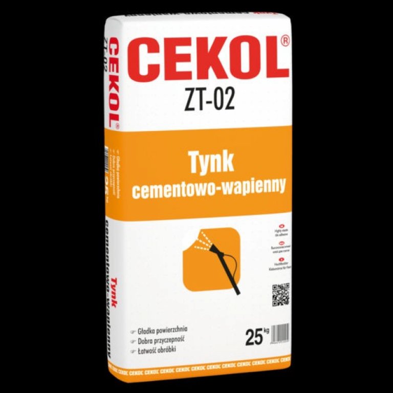 cekol tynk maszynowy cement-wapienny 25 kg zt-02